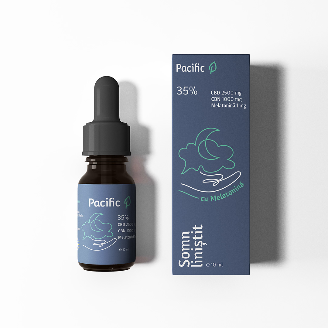 Ulei-CBD-35%-somn-liniștit,-CBD-2500,-CBD-+-CBN-+-melatonină,-10-mL,-Pacific