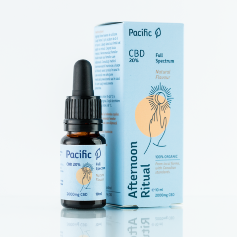 Ulei CBD Full Spectrum 20%, CBD 2000, Pentru Începători, 10 mL, Pacific
