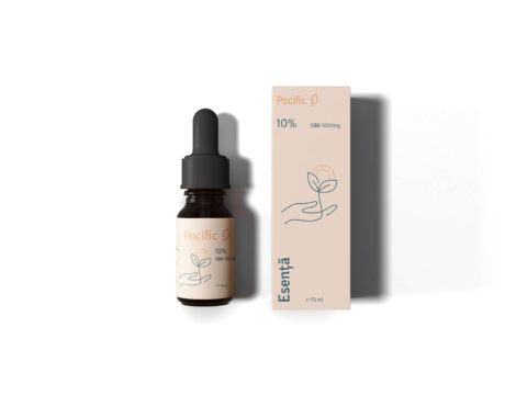 Ulei CBD Full Spectrum 10% 1000 mg, Ultra Începători, 10 mL, Pacific
